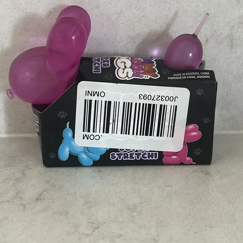 Gummy Balloon Dogs Super Stretchy Toy Pink